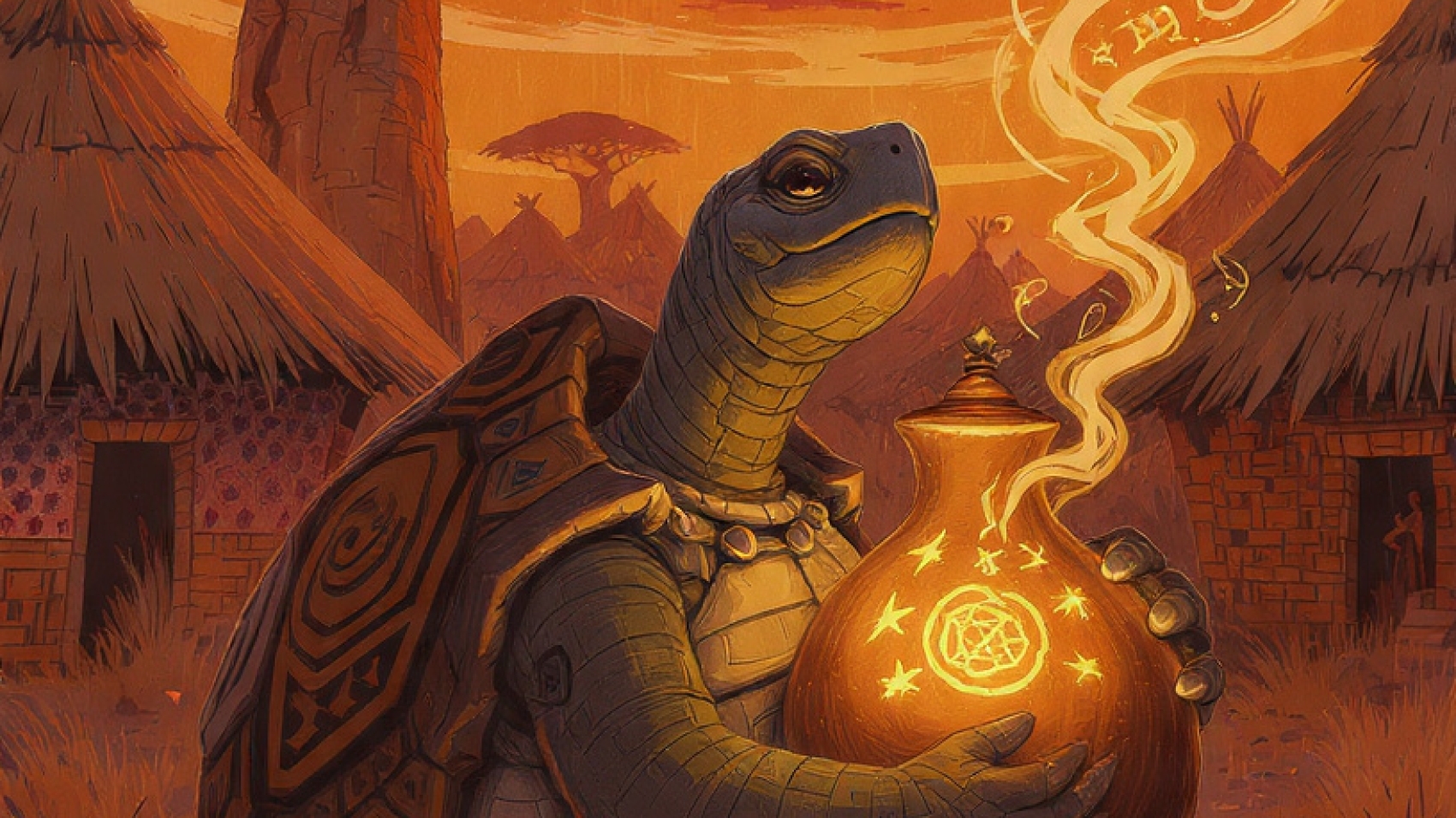 illustration-of-the-african-folktale-the-tortoise-