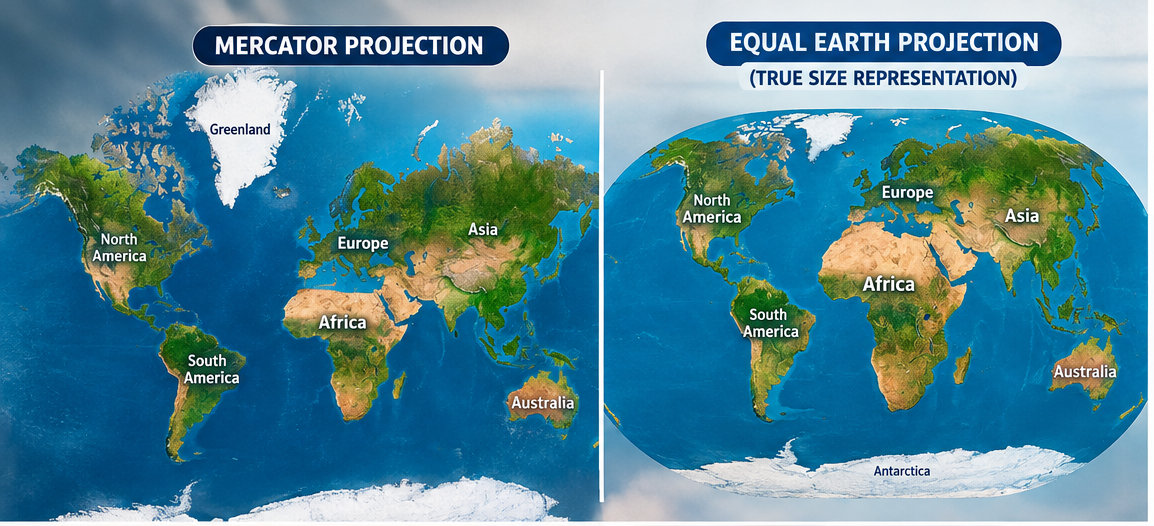 AFRICA IS FINALLY BEING SHOWN AT ITS TRUE SIZE — AND THE WORLD JUST VOTED FOR IT